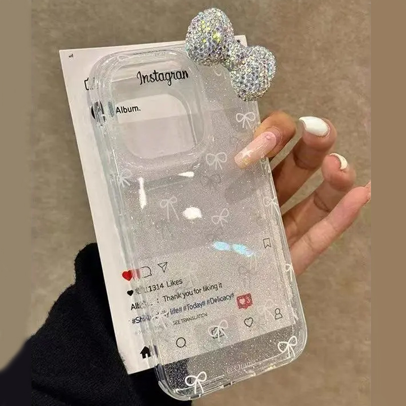 Luxury Sparkling Powder 3D Ful - đánh giá và giá Phone Cases Y2K