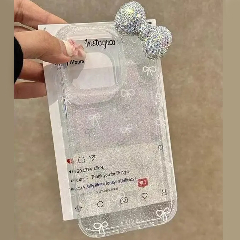 Luxury Sparkling Powder 3D Ful - đánh giá và giá Phone Cases Y2K