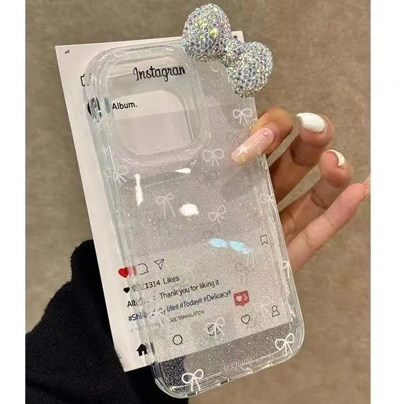 Luxury Sparkling Powder 3D Ful - đánh giá và giá Phone Cases Y2K
