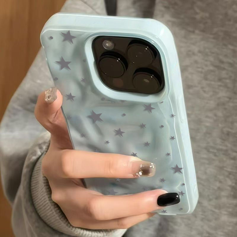 Minimalist Cute Star Wave Text - đánh giá và giá Phone Cases Y2K