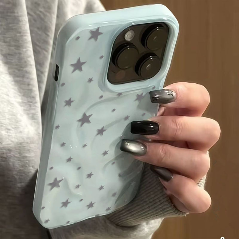 Minimalist Cute Star Wave Text - đánh giá và giá Phone Cases Y2K