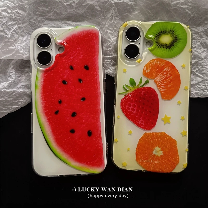 Summer Full Screen Fruits Stra - đánh giá và giá Phone Cases Orange