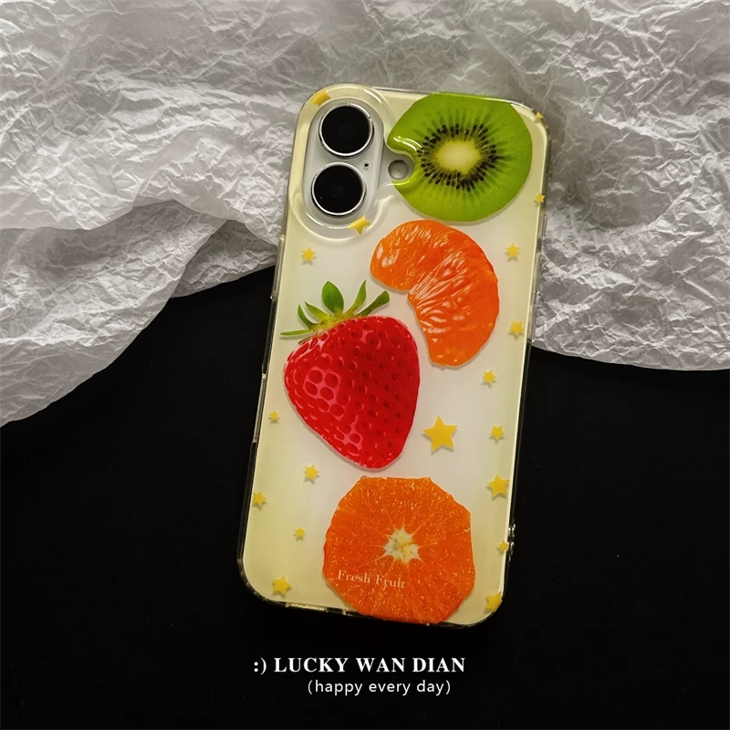 Summer Full Screen Fruits Stra - đánh giá và giá Phone Cases Orange