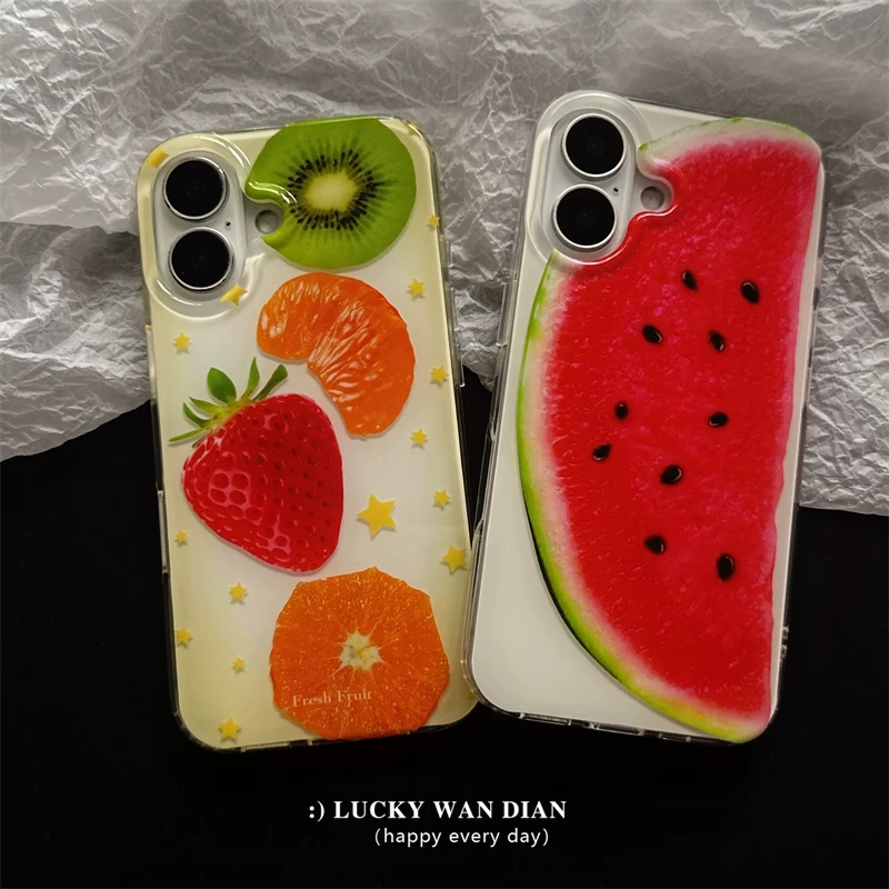 Summer Full Screen Fruits Stra - đánh giá và giá Phone Cases Orange
